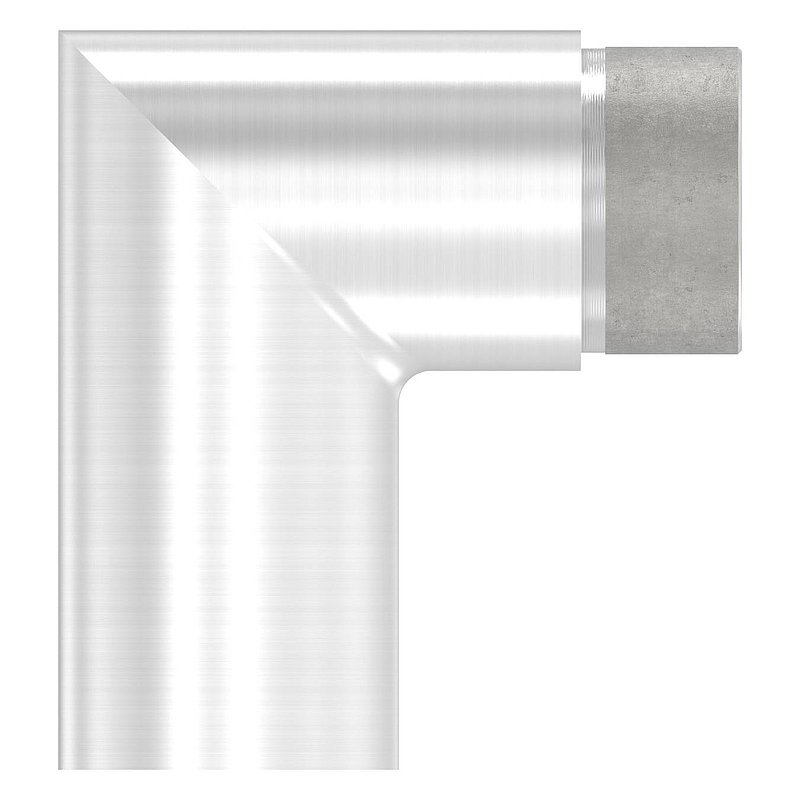 End bend 90°, for tube 42.4x2.0mm, AISI304