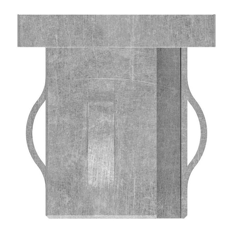 Stahleinschlagkappe, für, Rechteckrohr 40x30mm