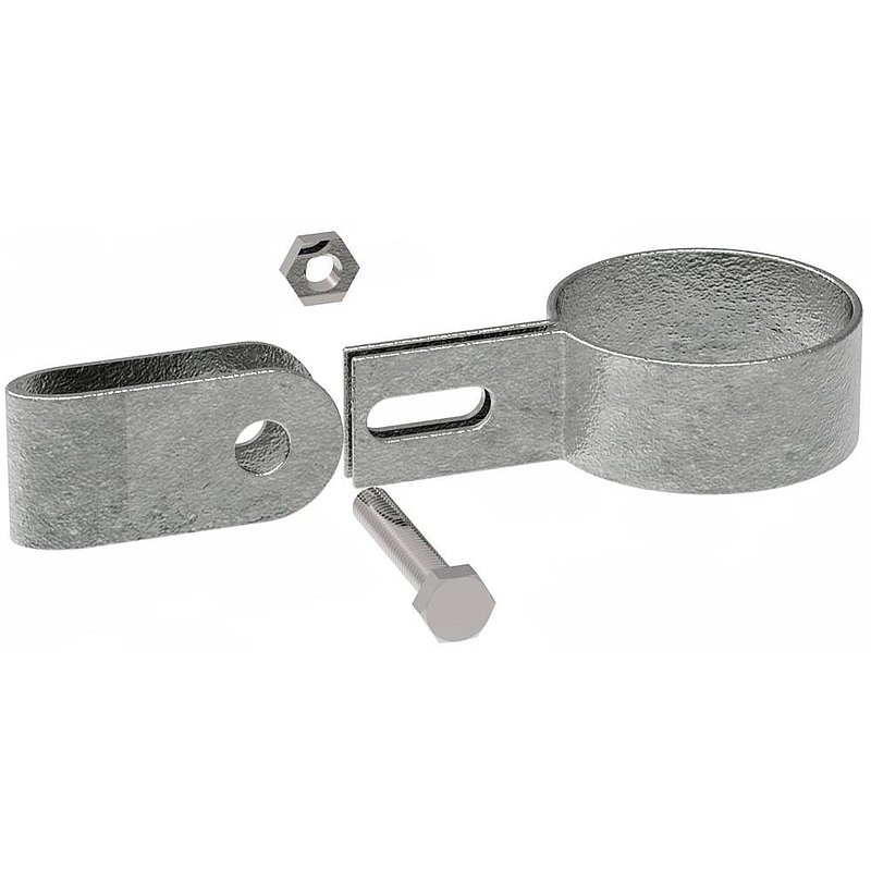 Clip de panneau simple, pour tube Ø 48,3mm