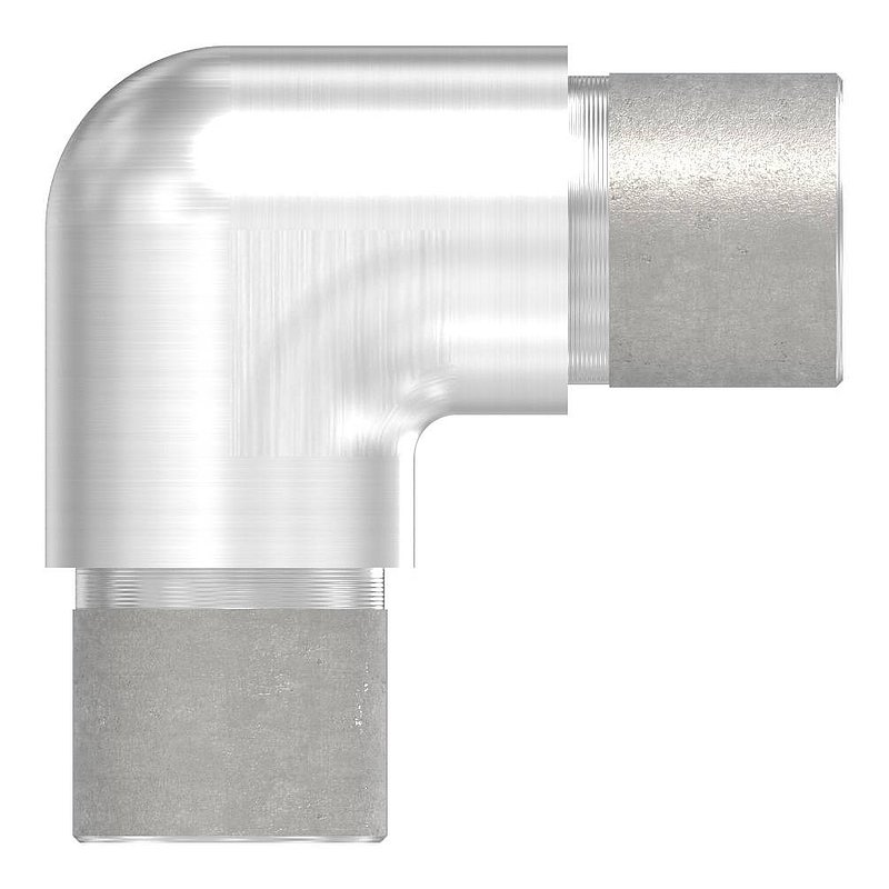 Tube coudé à 90° étroit, pour tube Ø 26,9x2,0mm, V4A