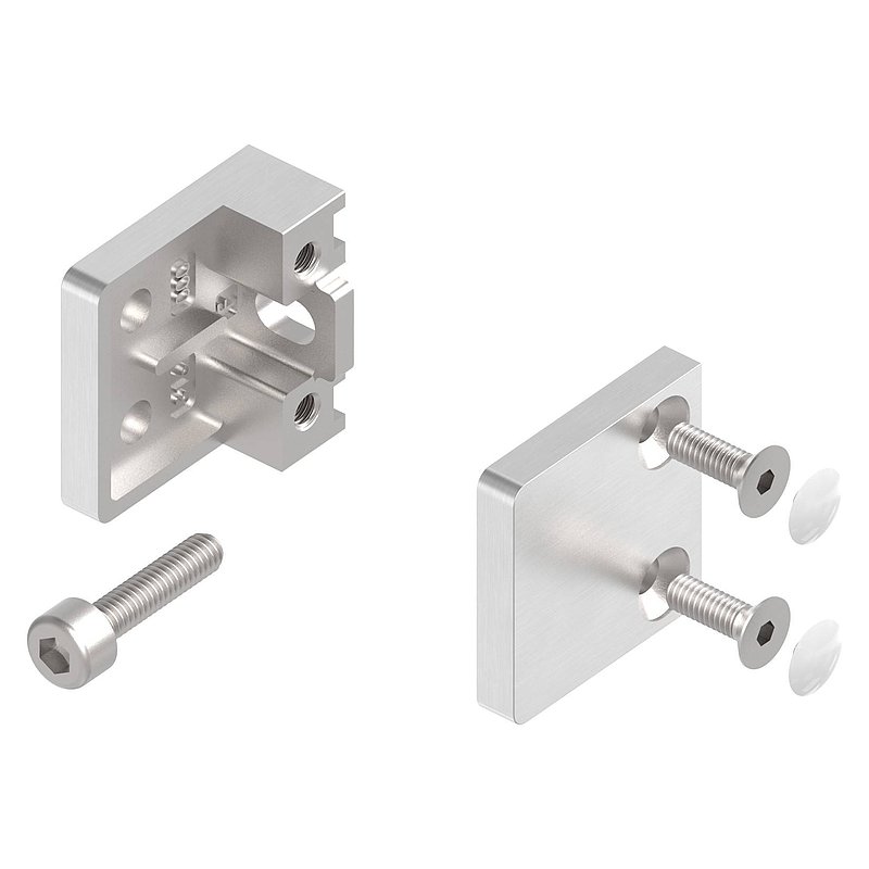 Pince à verre modèle 22, jonction: droite, V4A