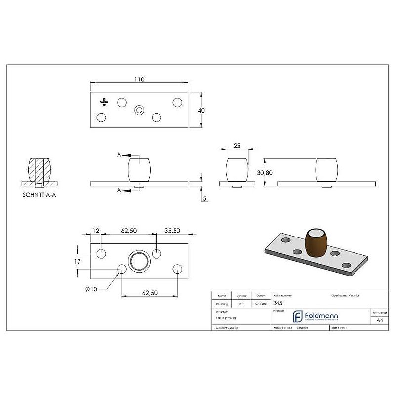 Bottom guide for overhead doors