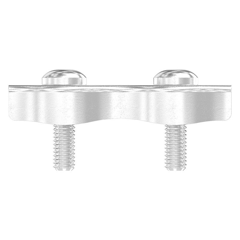 Serre-câble plat double pour câble 6mm, V4A