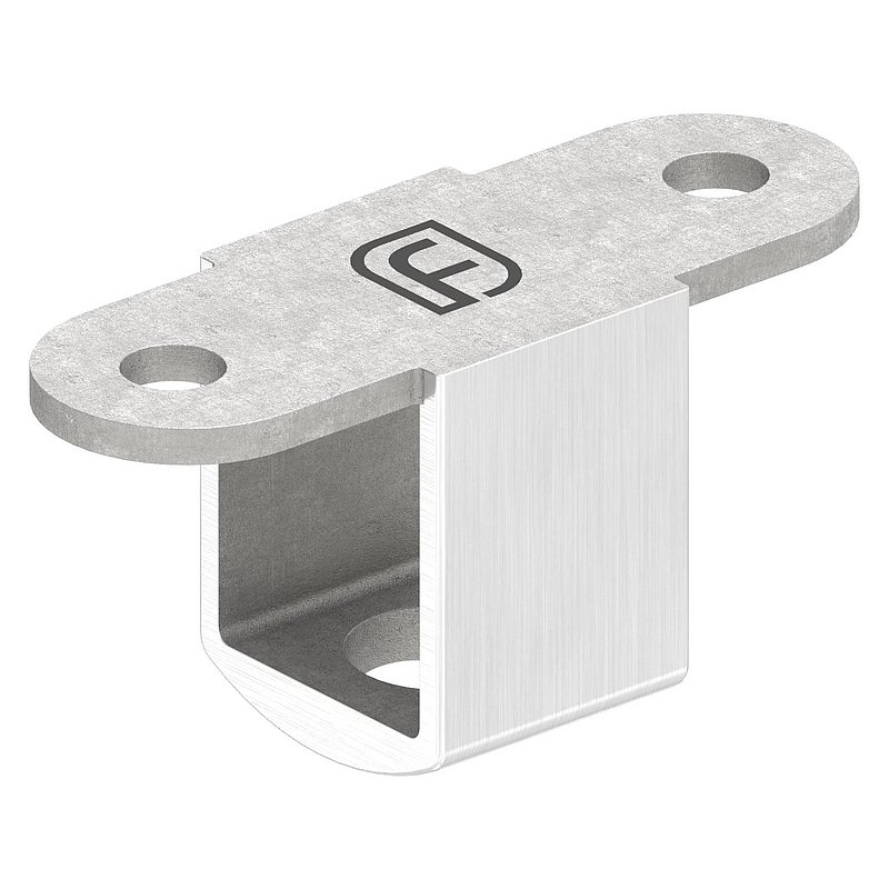 LED connection plate single, AISI304