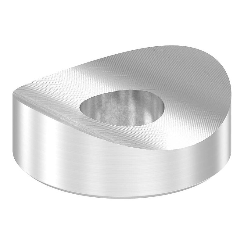 Ausgleichsstück (ohne Senkung) für Rohr 42,4mm, Ø 22mm, V2A