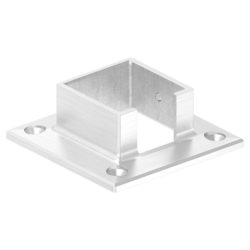 Wandbefestigung für Quadratnutrohr 40x40mm, V4A