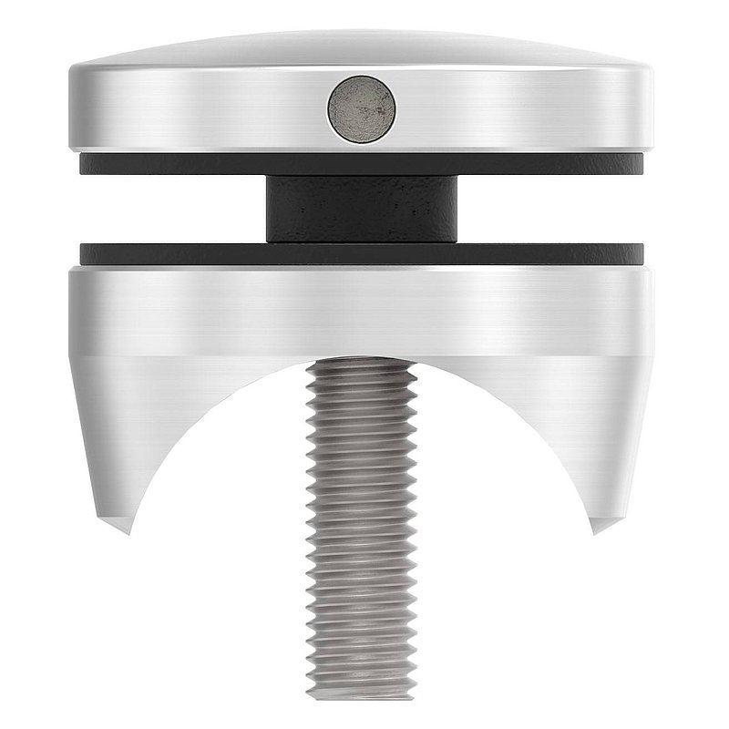 Glass point holder 52mm, connection: 42.4mm, AISI304