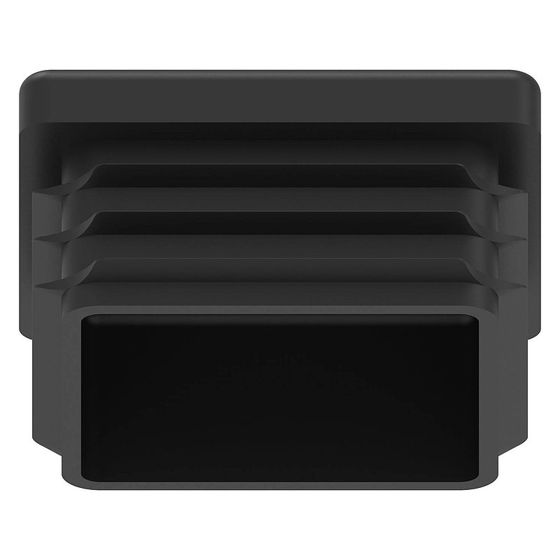 Plastic end cap for square tube 40x40mm