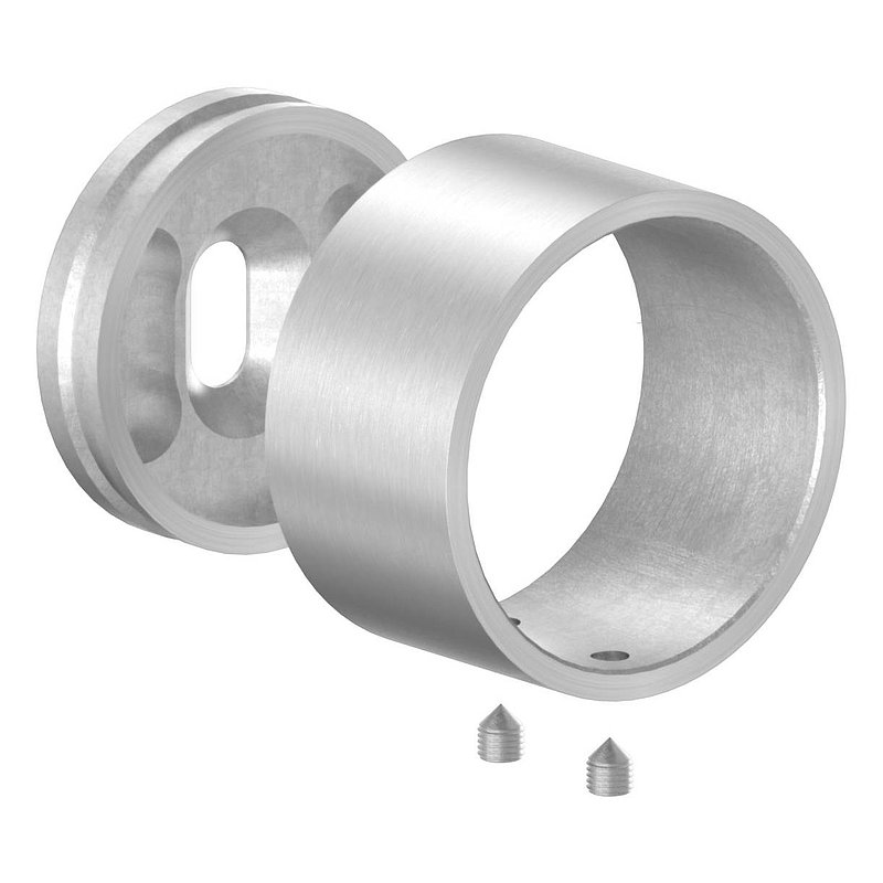Wandbefestigung für Rohr 48,3mm, V2A