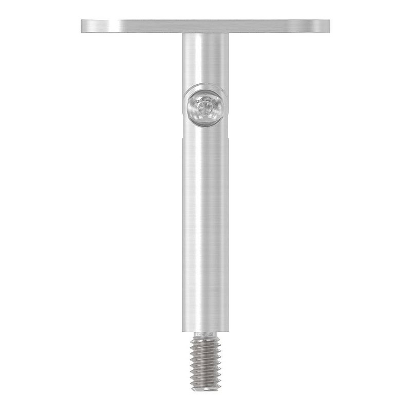 Gelenkstift Ø 12mm mit gerader Handlaufanschlussplatte, V2A