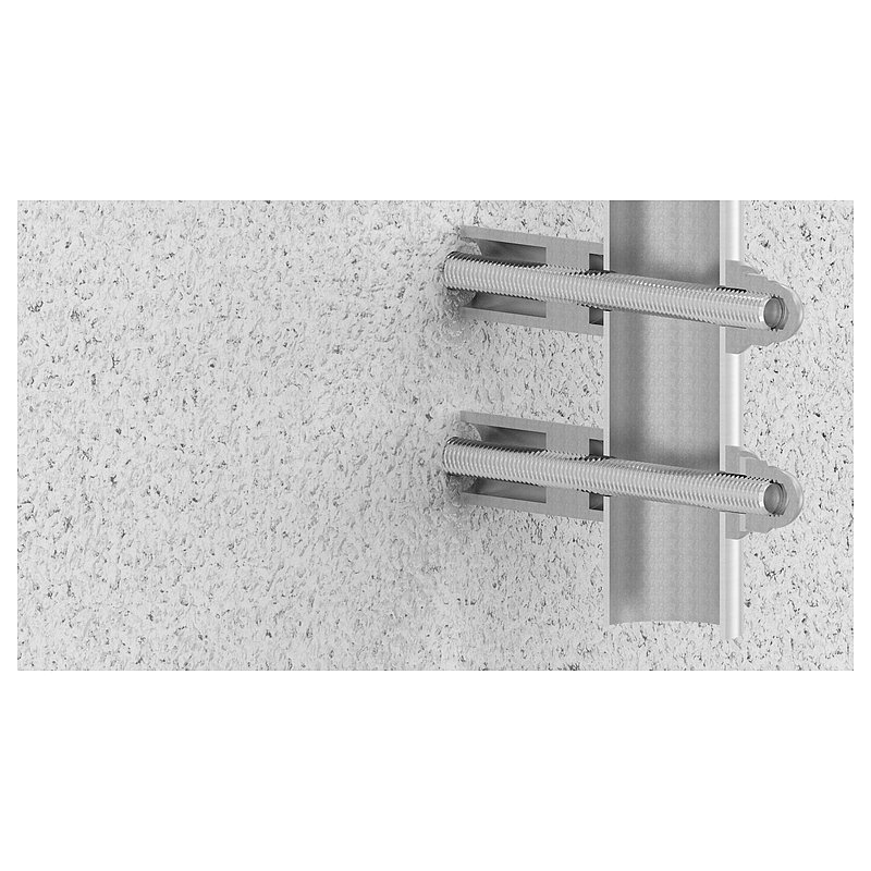 Wandhalter für Rohr 33,7mm, L: 40mm, V2A