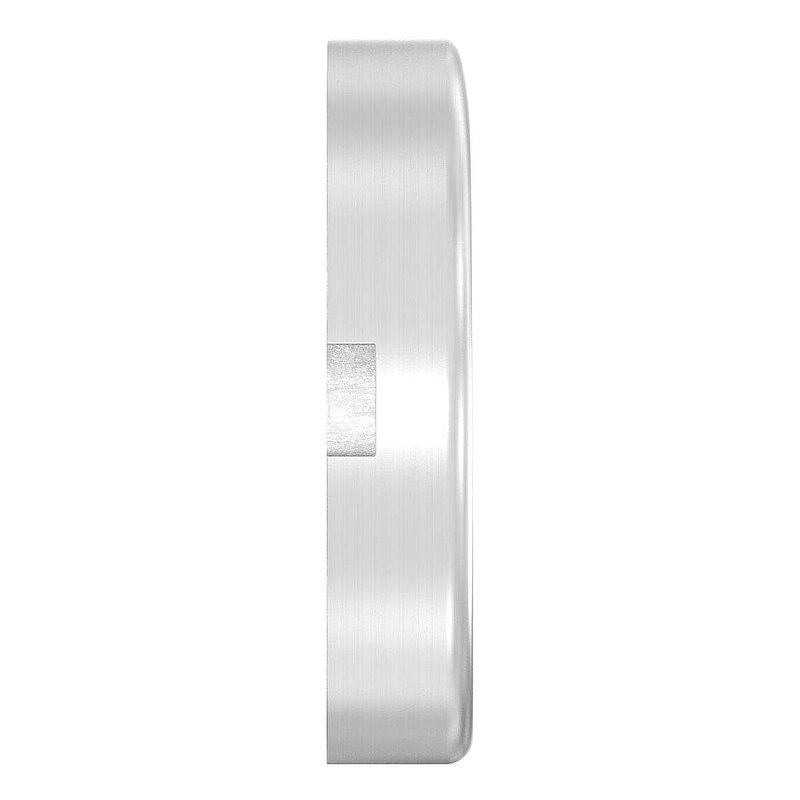 Rosace pour cylindre de porte, paire, V2A