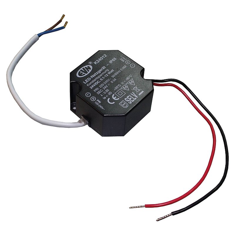 LED Netzgerät 24VDC mit 12W, IP65