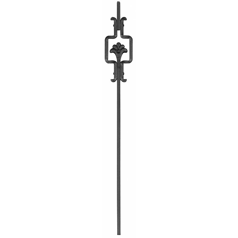 Geländerstab "Blume" einfach, 900mm