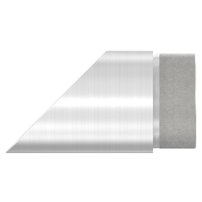 End bend 45°, for tube 48.3x2.0mm, AISI304