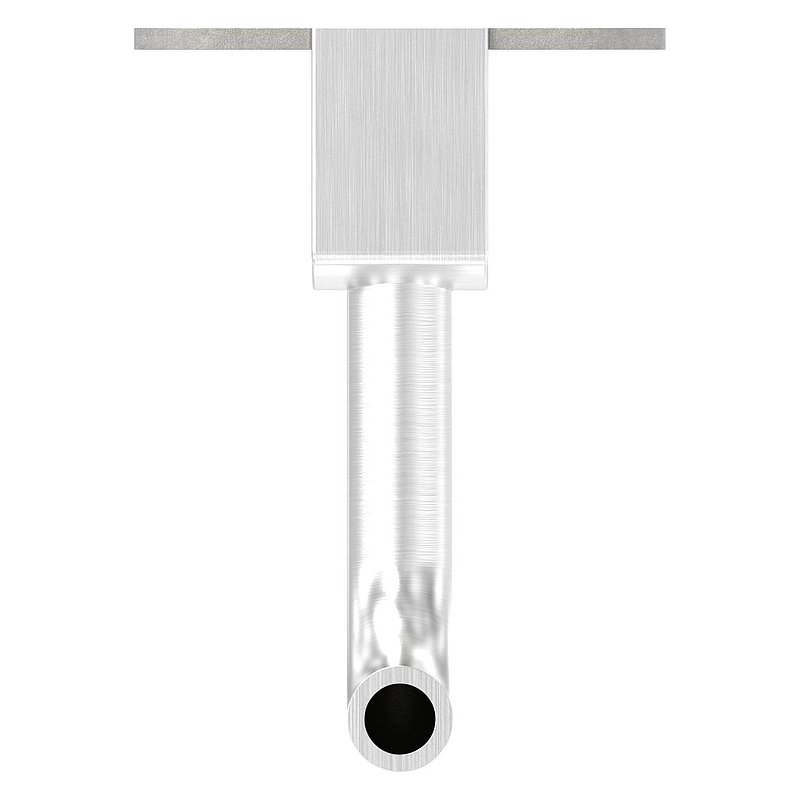 LED connection plate with pin 300mm, AISI304