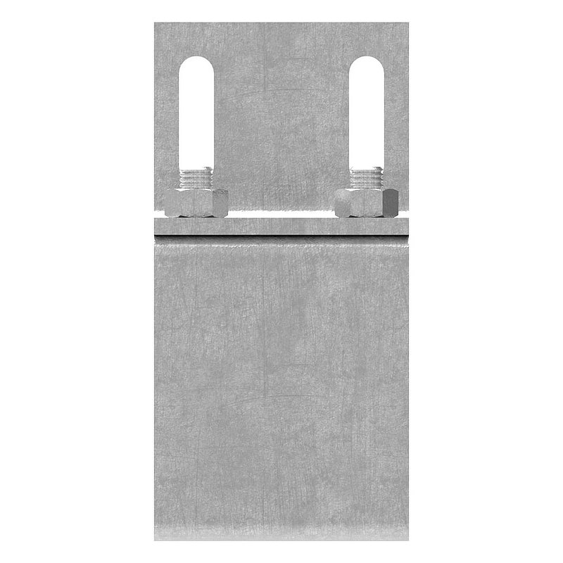 Support mural pour rail de guidage de portes suspendues