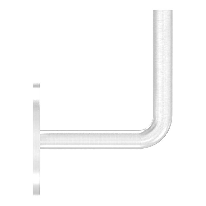 Handrail bracket with M6 internal thread (disc and bracket welded), AISI304