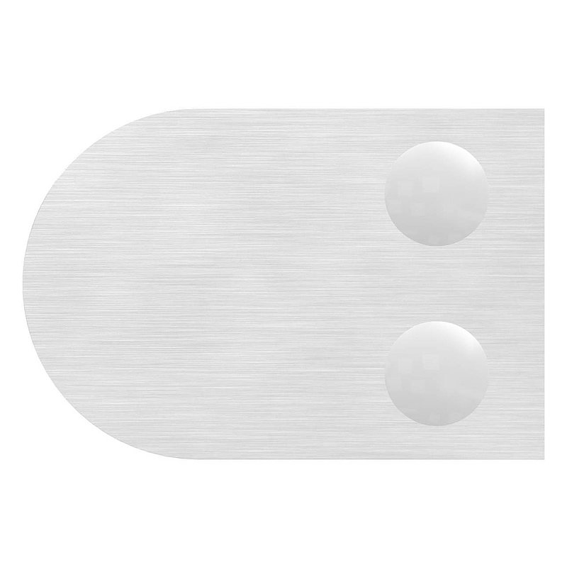 Glasklemme Mod. 12, Anschluss: 48,3mm, V4A