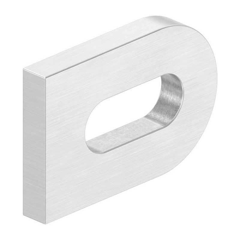 Weld-on bracket, 30x20x4mm, ground, AISI304