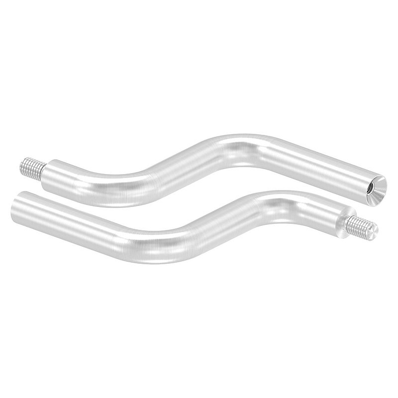 Bracket Ø 14mm, 2x 90° bent, AISI304