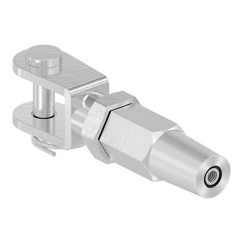Gabelterminal zur Selbstmontage für Seil Ø 3mm, V4A
