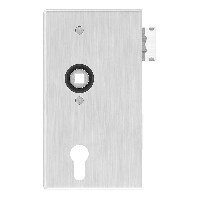 Stainless steel lock case with stainless steel lock, 30x94x172mm