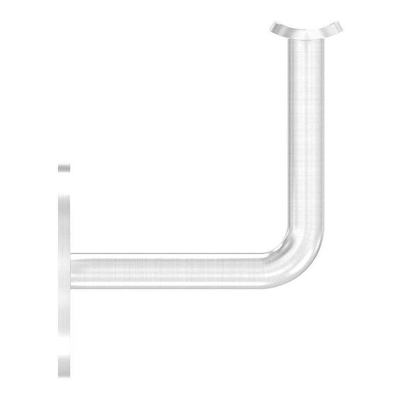 Handrail bracket with handrail connection plate 42.4 mm (round plate and bracket welded),