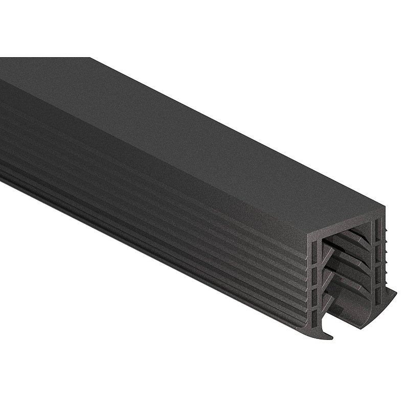 Wedge seal for glass 10.00 - 13.52mm, for groove 27x30mm, 6m