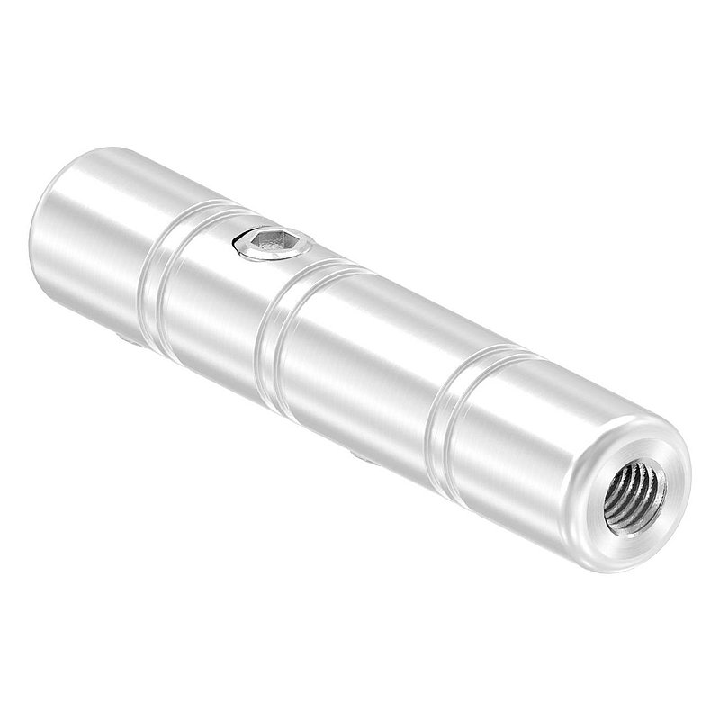 Threaded terminal for self-assembly, for 8 mm cable, AISI304