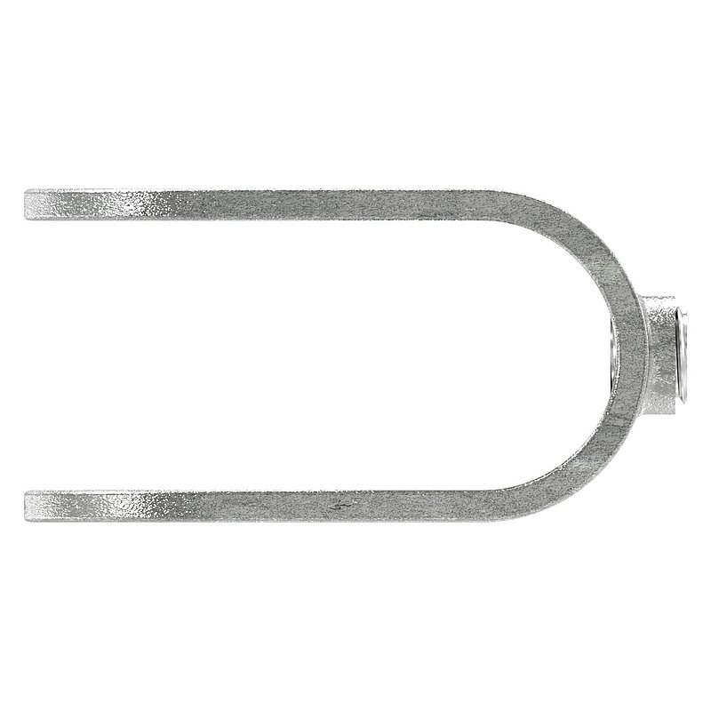 Raccord en croix, ouvert, pour tube Ø 42,4mm