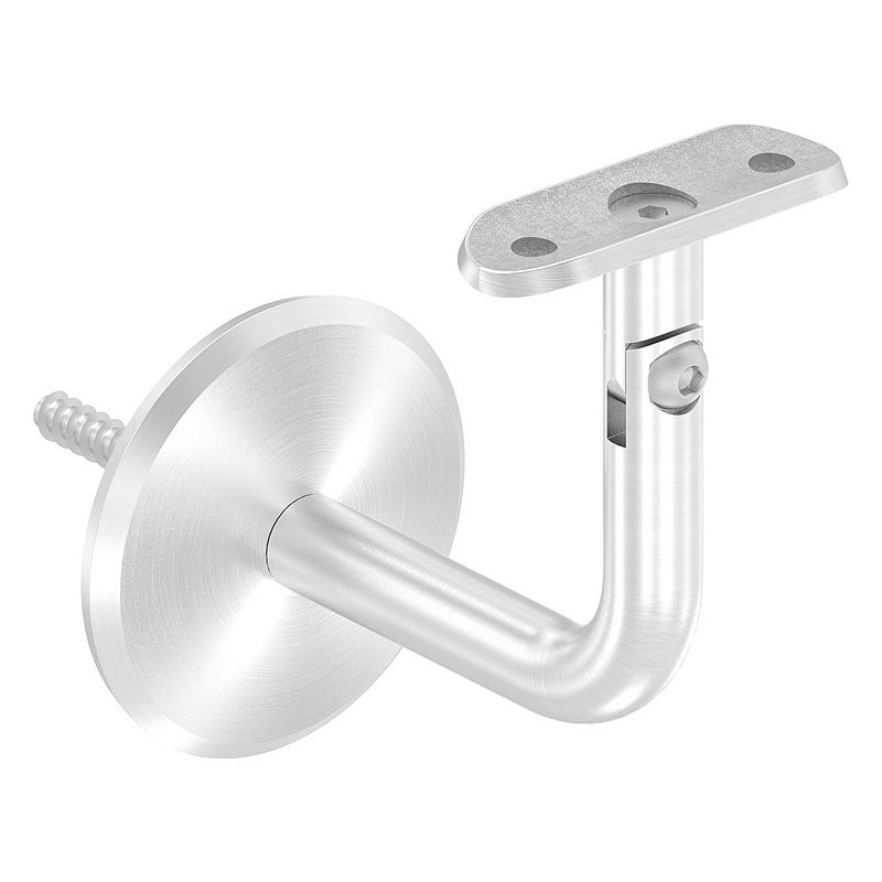 Handlaufhalter mit Gelenk, Handlaufanschlussplatt 42,4mm, V2A