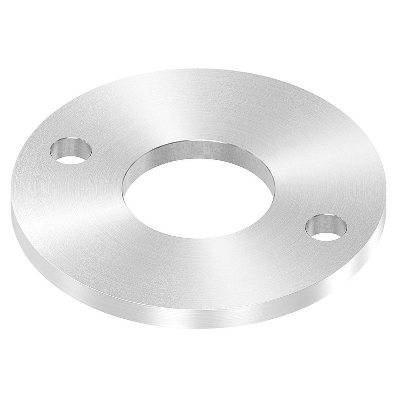 Ankerplatte Ø 120x8mm, mit Rundschliff, V2A