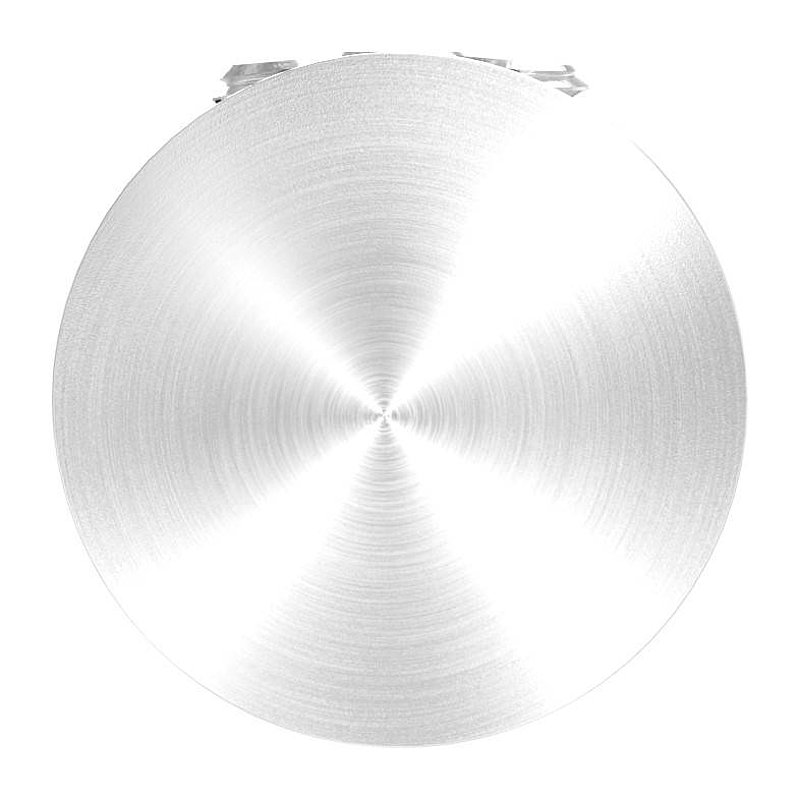 Cross bar holder for butt joint for straight connection, 12.2 mm hole, AISI304