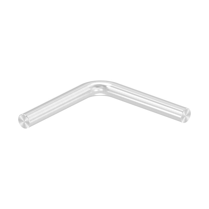 Bracket Ø 10mm, 90° bent, without thread, AISI304