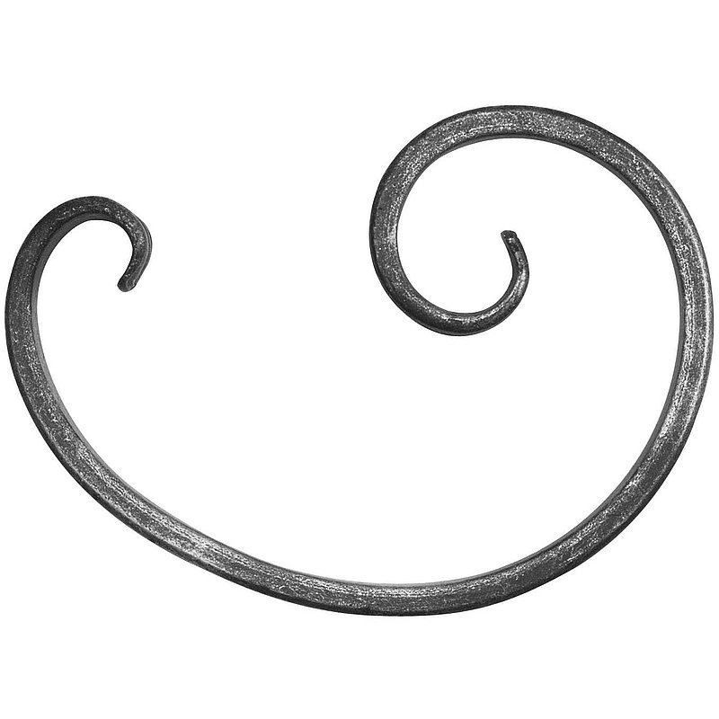 C-volute 16x8mm, 175x125mm, one-sided