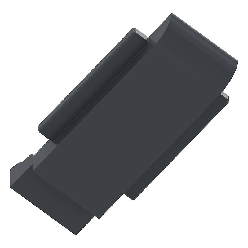 Plaque de fixation pour le modèle 14, en zinc brut thermolaqué RAL 7016 mat