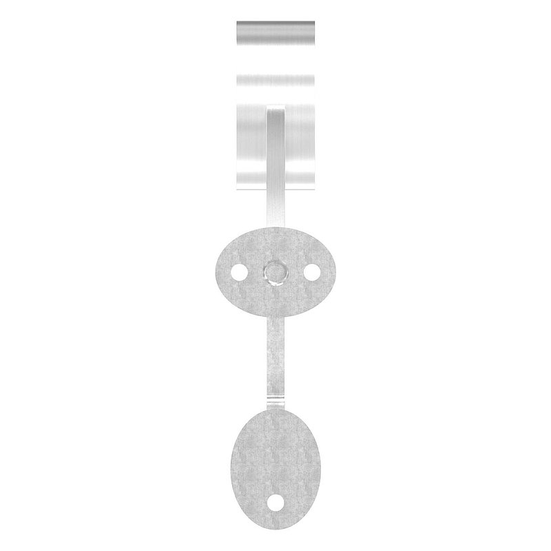 Support pour repose-pieds ou main courante, pour tube Ø 48,3mm, V2A