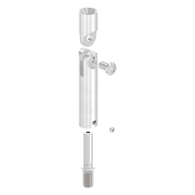 Gelenkstift Ø 14mm, L: 76mm, V4A