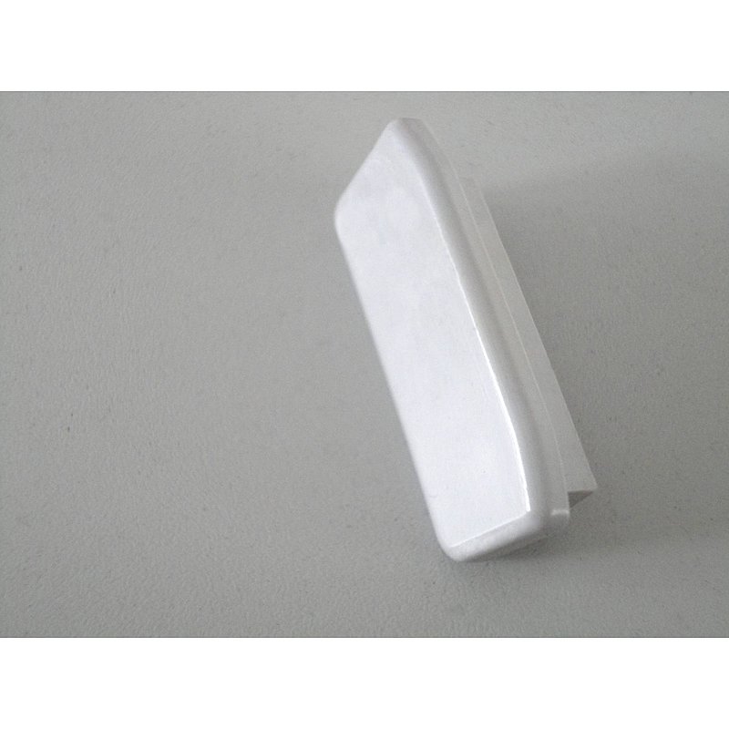 Embout pour profilé de main-courante 40x8mm, gris clair