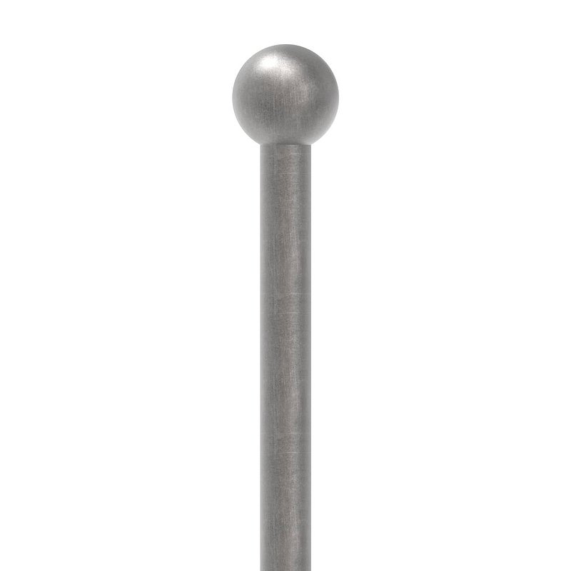 Barre de clôture Ø12mm, H : 1000mm, boule 25mm