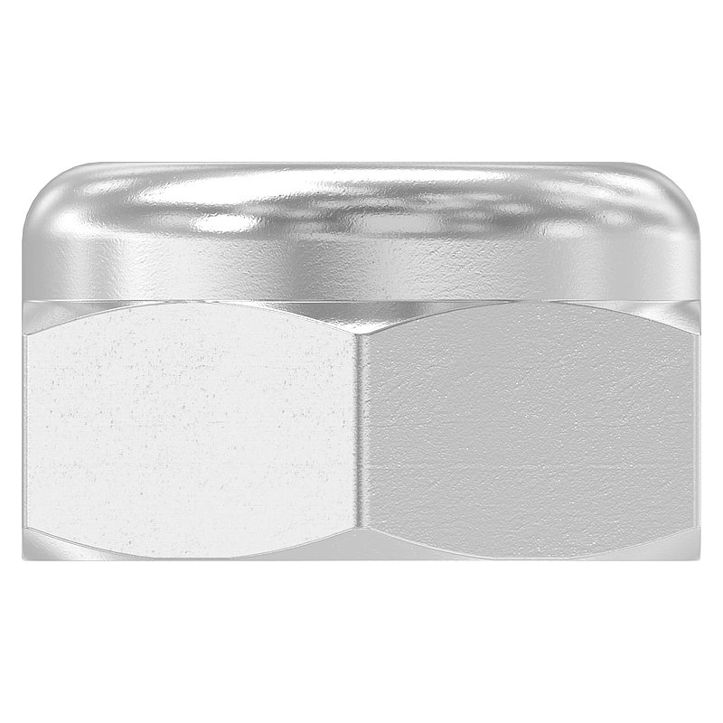 Hexagon nut M10, self-locking, DIN 985, AISI304