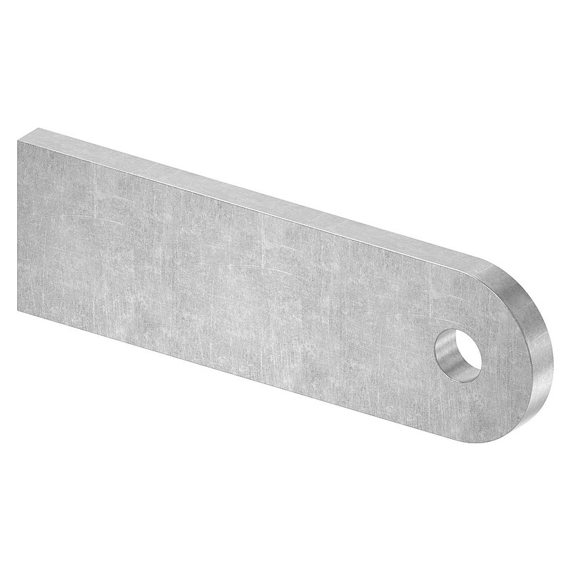 Languette à souder 100x30x6mm avec trou Ø9mm