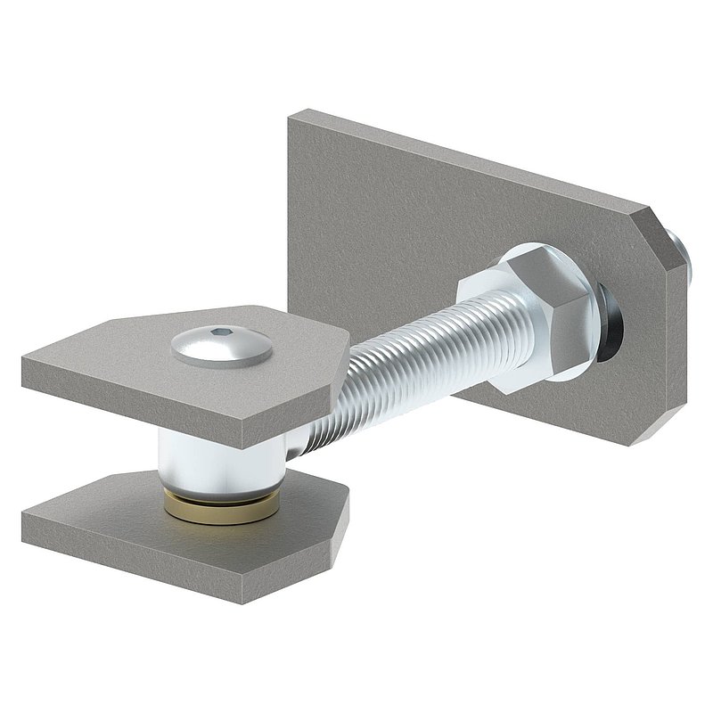 Door hinge M20, galvanised