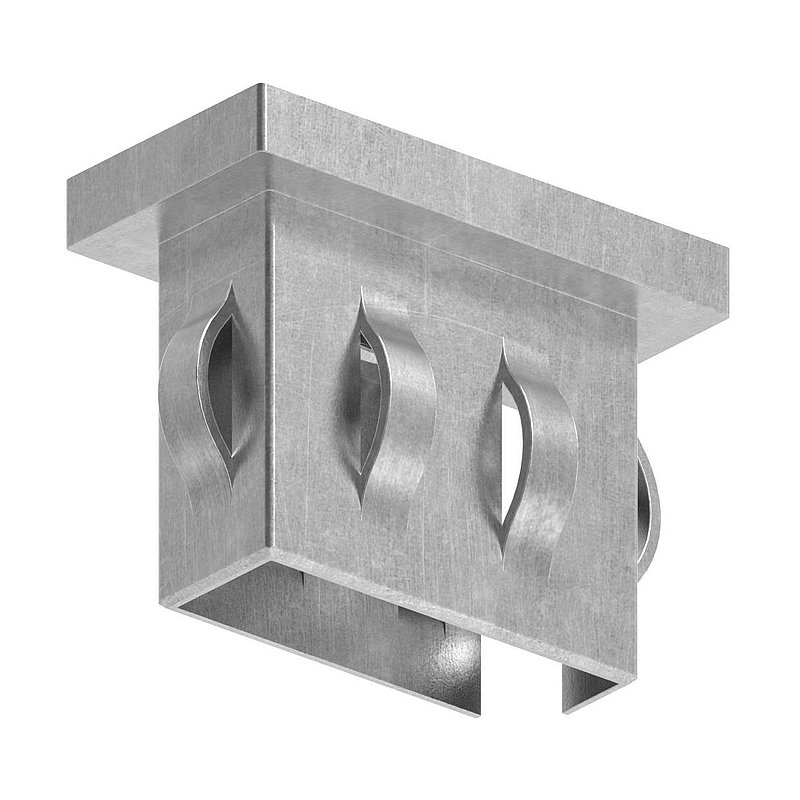 Stahleinschlagkappe, für, Rechteckrohr 40x20mm