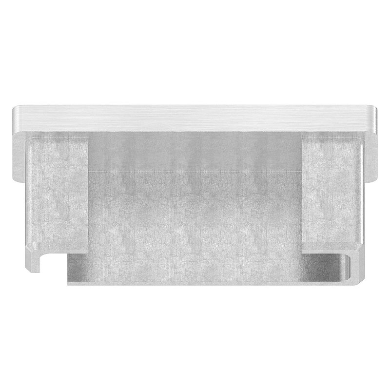Capuchon à enfoncer, pour tube 60x20x2,0mm, V4A