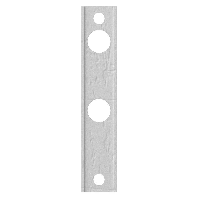 Adapter für Gittertorschlösser GTS2, für Rundrohre Ø 33 - 60mm, blank