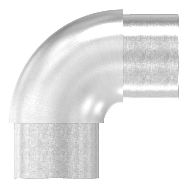 Tube coudé à 90° étroit, pour tube Ø 42,4x2,0mm, V2A