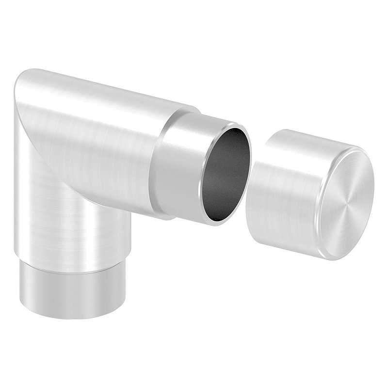 Endkappe für Stecksystem, für 33,7x2,0mm, V2A