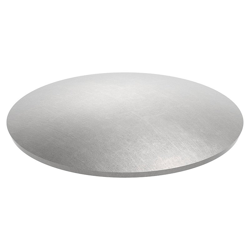 Halbrundschale 76x2,5mm, H: 10mm